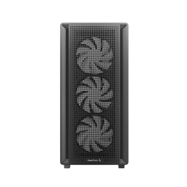 Кутия DeepCool CC550 4F, Middle Tower, 1x USB 3.0, 1x USB 2.0, 1x USB 3.1 Type-C, ATX / mATX / Mini-ITX