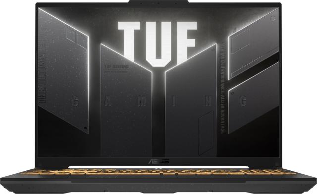 Лаптоп ASUS TUF Gaming F16 FX607VJR-TU307, Intel Core 7 230H 10C (1.8 / 5.2 GHz, 24MB Cache), 16" (40.64cm) WUXGA IPS 144Hz Anti-Glare Display, NVIDIA GF RTX3050 6GB GDDR6, 16 GB DDR5,  512 GB M.2 NVMe SSD, No OS
