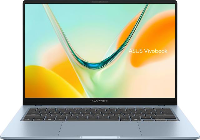 Лаптоп ASUS Vivobook S14 S5408QA-TM274W, Qualcomm Snapdragon X X1-26-101 8C (2.97 GHz, 30MB Cache), 14.0" (35.56 cm) WUXGA IPS Anti-glare Display, 8GB LPDDR5X, 256GB M.2 NVMe SSD, Windows 11 Home