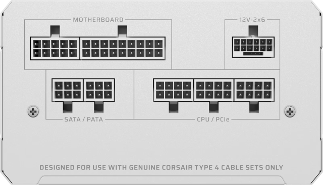 Захранваne Corsair RMe RM850e 850W White, 80+ Gold, ATX 3.1, Thermal Protect, Fully Modular