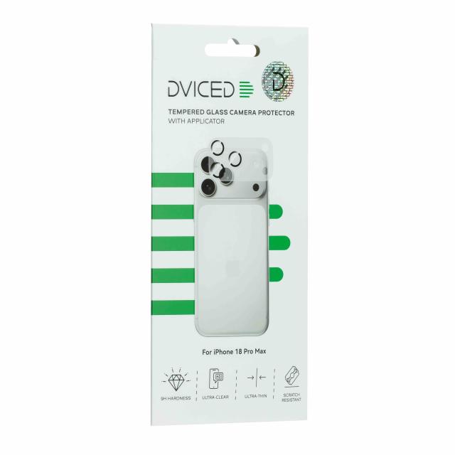 Скрийн протектор от висококачествено закалено стъкло Dviced за камера на iPhone 18 Pro Max 