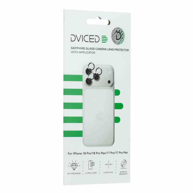 Скрийн протектор от сапфирено стъкло Dviced за камера на iPhone 18 Pro/Pro Max/17 Pro/17 Pro Max