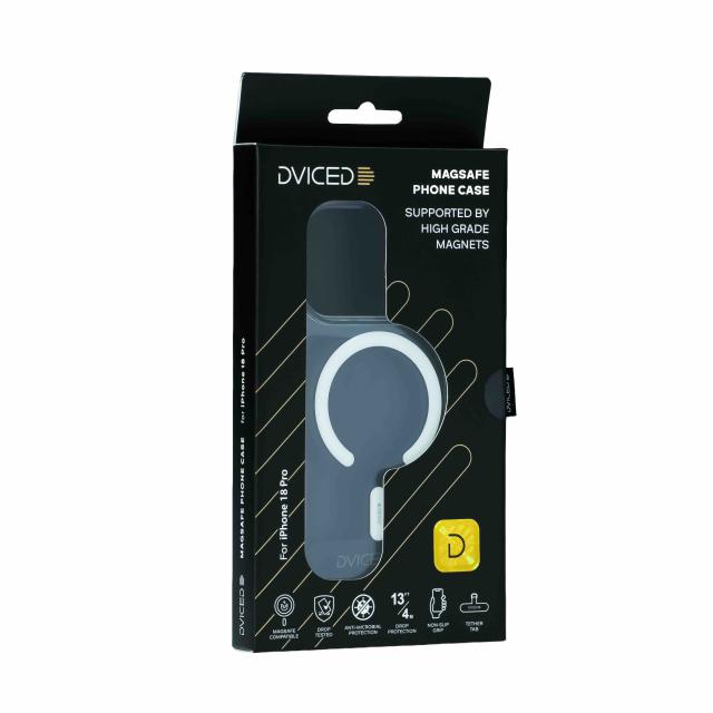Прозрачен калъф Dviced с MagSafe за iPhone 18 Pro, White