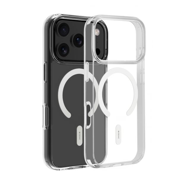 Прозрачен калъф Dviced с MagSafe за iPhone 18 Pro Max, White