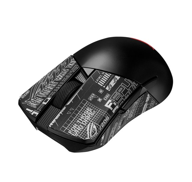 Геймърска мишка ASUS ROG Gladius III, Wireless/Bluetooth, оптичен ROG AimPoint, 36,000 dpi, Black