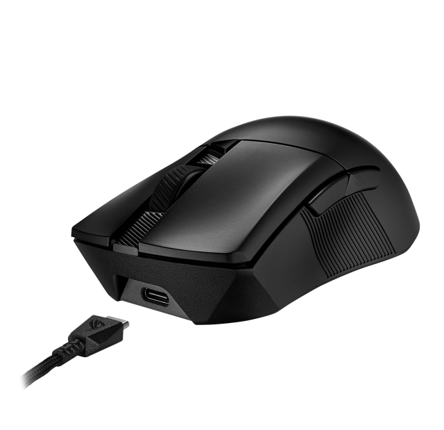 Геймърска мишка ASUS ROG Gladius III, Wireless/Bluetooth, оптичен ROG AimPoint, 36,000 dpi, Black