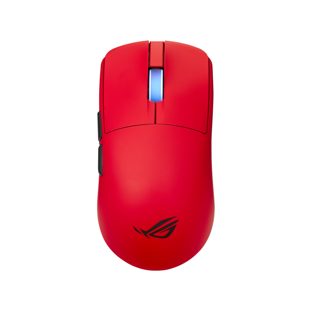 Геймърска безжична мишка ASUS ROG Harpe II Ace, Wireless, оптичен ROG AimPoint Pro, 42,000 dpi, Red