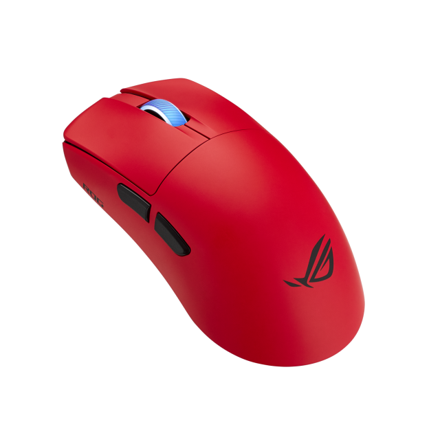 Геймърска безжична мишка ASUS ROG Harpe II Ace, Wireless, оптичен ROG AimPoint Pro, 42,000 dpi, Red