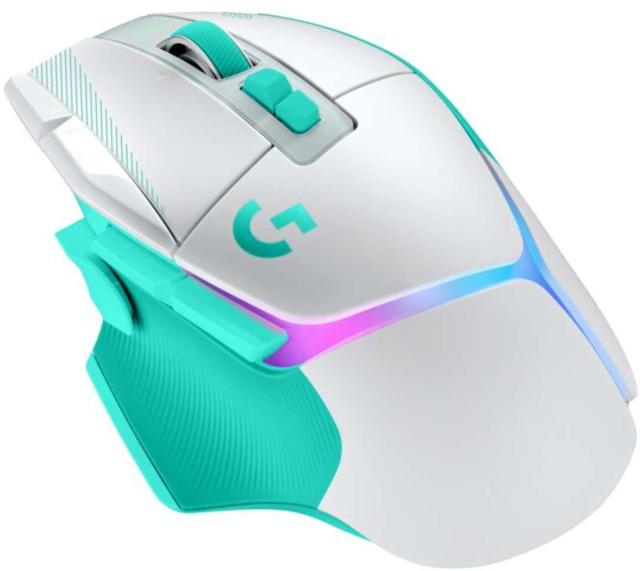 Гейминг мишка Logitech G502 X Plus Lightsync RGB, Wireless, оптичен HERO 44K, 48 000 DPI, Mint