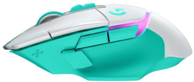 Гейминг мишка Logitech G502 X Plus Lightsync RGB, Wireless, оптичен HERO 44K, 48 000 DPI, Mint