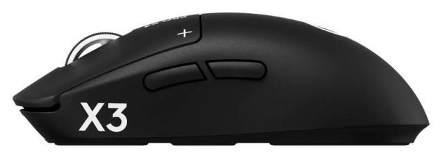 Гейминг мишка Logitech G Pro X3 Superstrike, Wireless, оптичен HERO 2, 48 000 DPI, Midnight Black