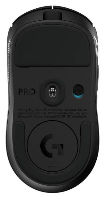 Гейминг мишка Logitech G Pro X3 Superstrike, Wireless, оптичен HERO 2, 48 000 DPI, Midnight Black