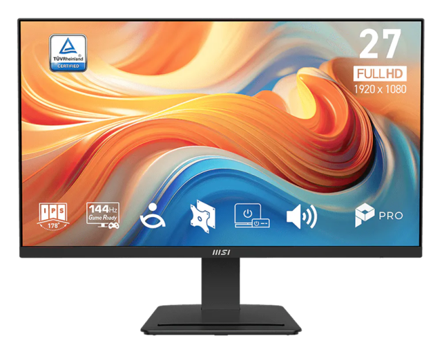 Монитор MSI MAG 274CF E20, 27.0" (68.58 cm) FHD IPS Anti-glare Panel, 144Hz, 1ms, 100 000 000:1, 250cd/m2, VGA, HDMI, DisplayPort