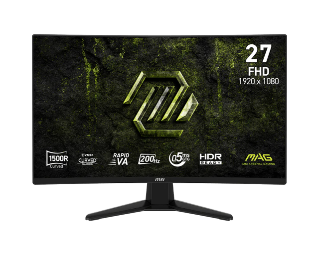 Монитор MSI MAG 274CF E20, 27.0" (68.58 cm) FHD IPS Anti-glare Panel, Curve 1500R, 200Hz, 0.5ms, 100 000 000:1, 300cd/m2, HDMI, DisplayPort