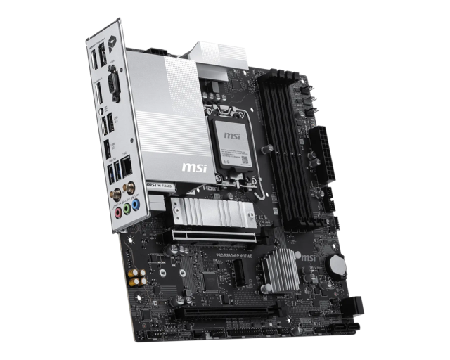 Дънна платка MSI PRO B860M-P WIFI6E, LGA1851, 4x DDR5, 2x M.2, 4x SATA 6G, VGA, HDM, DisplayPort, mATX