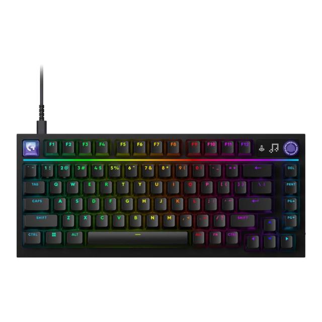 Геймърска механична клавиатура Logitech G316 X 75 Black RGB, Hot-Swappable Tactile Switch, USB