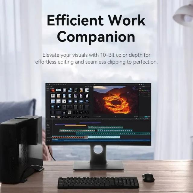 Кабел Vention Display Port (м) v1.2 към Display Port (м) 4K, 1.5м, Black