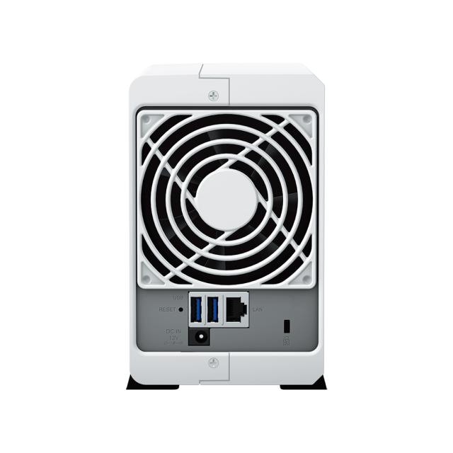 NAS устройство Synology DS223j 2-bay, Realtek RTD1619B 4C (1.1 / 1.7 GHz, 1MB Cache), без HDD/SSD, 1GB DDR4 non-ECC; 1 x RJ-45 1GbE LAN Port; 2 x USB 3.2