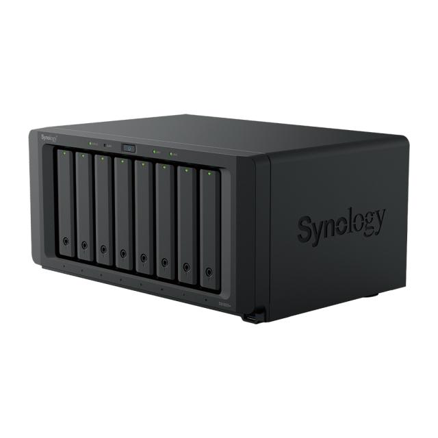 NAS устройство Synology DS1825+ 18-bay, AMD Ryzen V1500B 4-core 2.2GHz, без HDD/SSD/m.2 (18x SATA 6Gb/s), 8GB DDR4 SODIMM, 2x 2.5GbE RJ-45, 3x USB 3.2 Gen 1