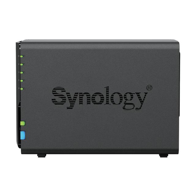 NAS устройство Synology DS225+ 2-bays, Intel Celeron J4125 4C (2.0 / 2.7 GHz, 4MB Cache), без HDD/SSD, 2GB DDR4 SODIMM, 1x 2.5GbE RJ-45, 1x 1GbE RJ-45, 2x USB 3.2