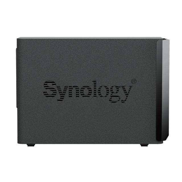 NAS устройство Synology DS225+ 2-bays, Intel Celeron J4125 4C (2.0 / 2.7 GHz, 4MB Cache), без HDD/SSD, 2GB DDR4 SODIMM, 1x 2.5GbE RJ-45, 1x 1GbE RJ-45, 2x USB 3.2