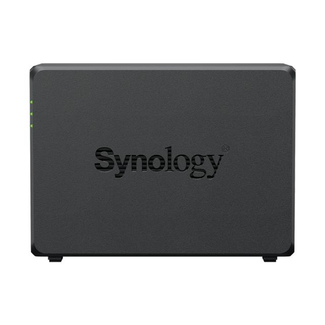 NAS устройство Synology DS725+ 2-bays, AMD Ryzen R1600 2-core 2.6/3.1GHz, без HDD/SSD/m.2 NVMe, 4GB DDR4 SODIMM, 1x 2.5GbE RJ-45, 1x 1GbE RJ-45, 1x USB 3.2