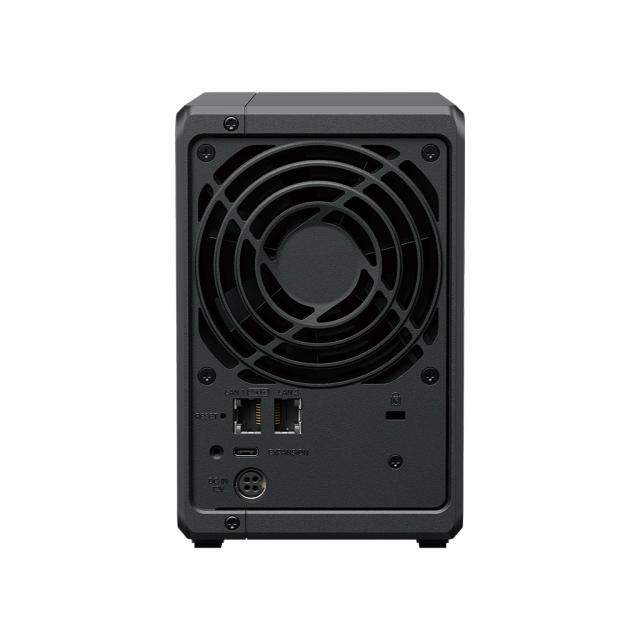 NAS устройство Synology DS725+ 2-bays, AMD Ryzen R1600 2-core 2.6/3.1GHz, без HDD/SSD/m.2 NVMe, 4GB DDR4 SODIMM, 1x 2.5GbE RJ-45, 1x 1GbE RJ-45, 1x USB 3.2
