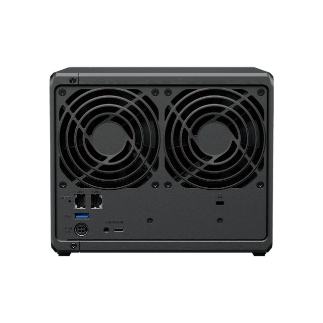 NAS устройство Synology DS925+ 4-bay, AMD Ryzen V1500B 4-core 2.2GHz, без HDD/SSD/m.2 NVMe (2x2 SATA 6Gb/s), 4GB DDR4 SODIMM, 2x 2.5GbE RJ-45, 2x USB 3.2