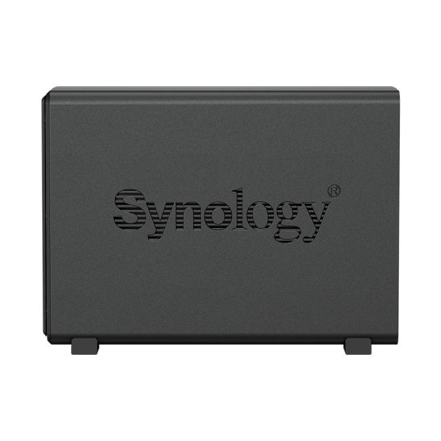 NAS устройство Synology DS124, Realtek RTD1619B 4-core 1.7GHz, без HDD, (1x SATA 6Gb/s), 1GB DDR4, 1x RJ-45 1GbE LAN, 2x USB 3.2