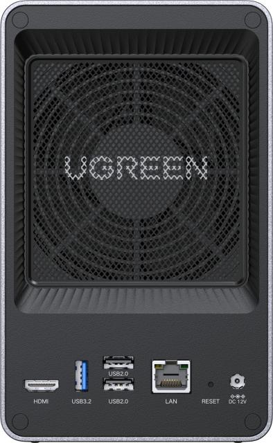 NAS устройство Ugreen NASync DXP2800, Intel N100 4C (0.8/3.4GHz), без HDD (2x SATA 6Gb/s), 8GB DDR5, 1x 2.5GbE, 1x USB 3.2 Type-C, 1x USB 3.2 Type-A