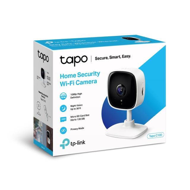 IP камера TP-Link Tapo C110, 3MP, ден/нощ до 9м., MicroSD, двупосочна комуникация