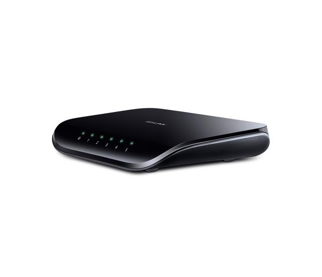 Суич TP-LINK TL-SG1005D, 5x 10/100/1000Mbps, неуправляем