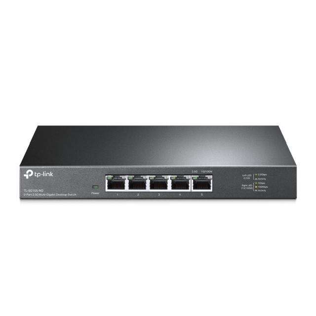 Суич TP-Link TL-SG105-M2, 2500Mbps, 5 x 100/1000/2500 Mbps
