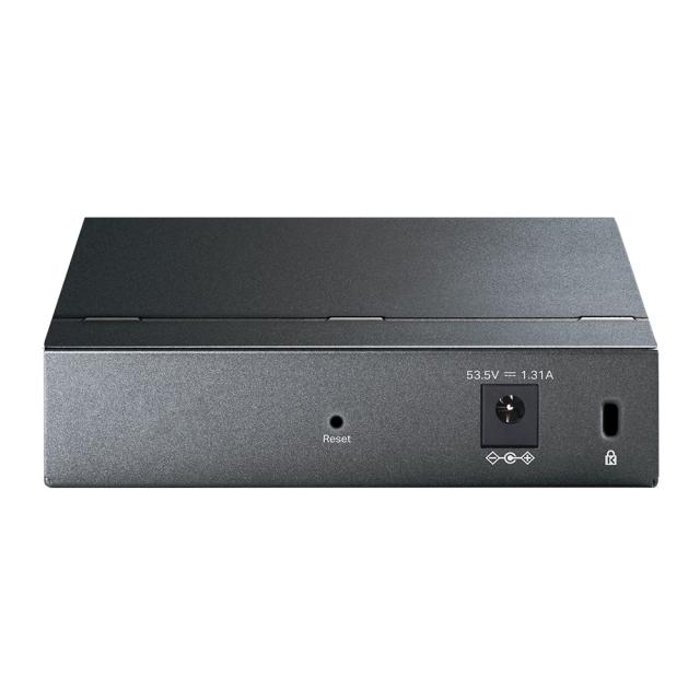 Суич TP-Link TL-SG105PE, 5x 1000Mbps, управляем, PoE+, 60W, до 32 VLANs