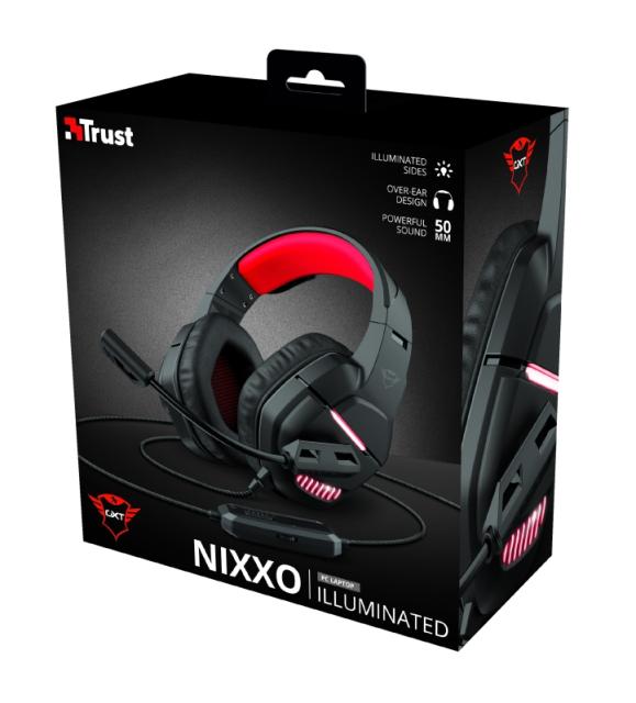 Слушалки TRUST GXT 448 Nixxo Illuminated Headset