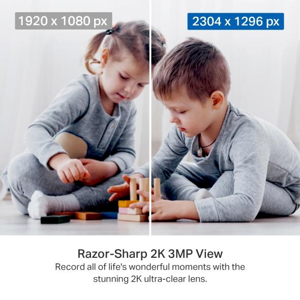 IP камера TP-Link Tapo C211, Pan/Tilt, 3MP, ден/нощ до 9м., Micro SD, двупосочна комуникация