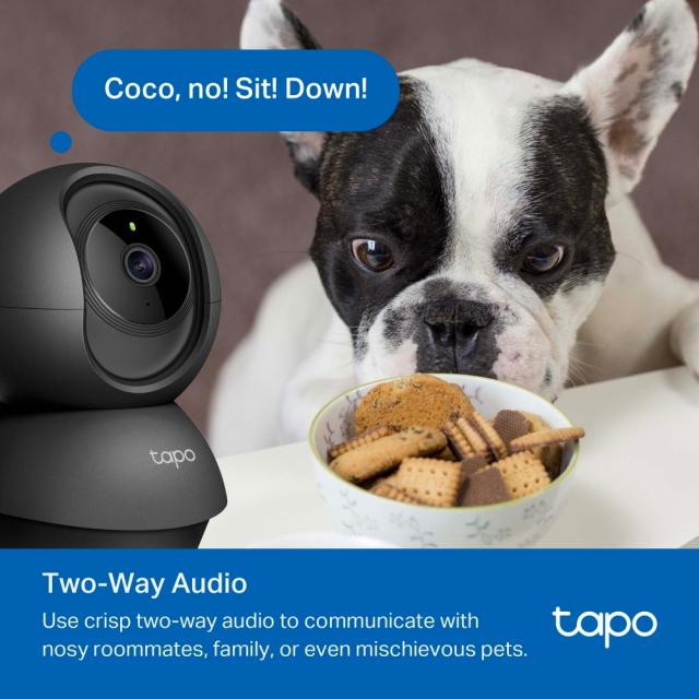 P камера TP-Link Tapo C201, 1080P HD (1920 x 1080 px), IR осветеност, Wi-Fi, microSD, двупосочно аудио