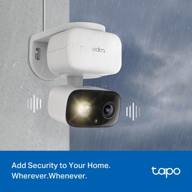 IP камерa TP-Link Tapo C206, 2Mpix (1920x1080@30fps), IR, IP65, Wi-Fi, microSD, микрофон и говорител