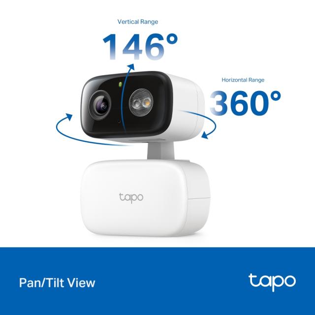 IP камерa TP-Link Tapo C206, 2Mpix (1920x1080@30fps), IR, IP65, Wi-Fi, microSD, микрофон и говорител