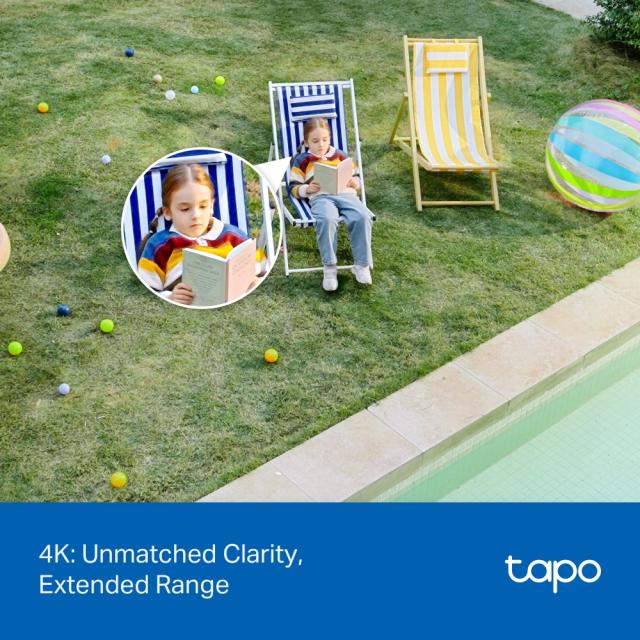 IP камера TP-Link Tapo C560WS, Pan/Tilt Security, 4K, ден/нощ , Wi-F /Ethernet (RJ45), Micro SD, двупосочна комуникация