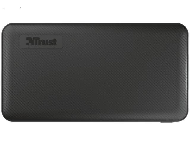 Външна батерия TRUST Primo Fast Ultra-thin Powerbank 10 000 mAh, Черна
