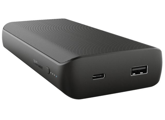 Външна батерия TRUST 23892, 20 000 mAh, Laro 65W, USB / Type-C, за лаптоп