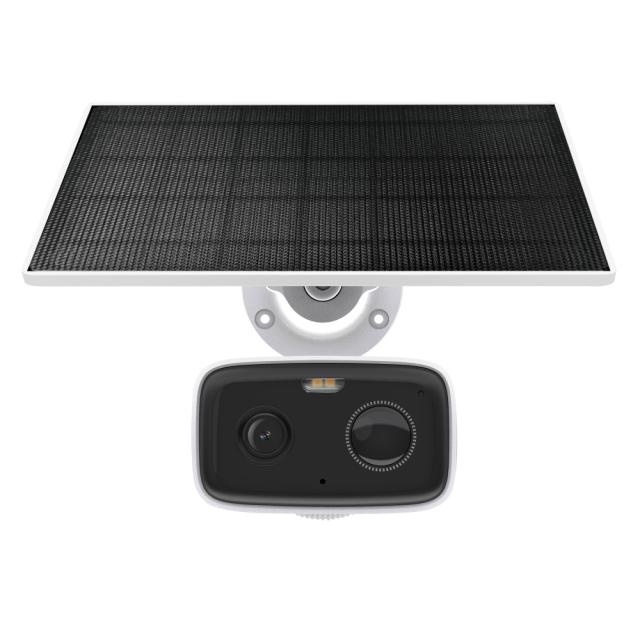 IP камера TP-Link Tapo C400 KIT с включен слънчев панел, насочена "bullet" камера, 2Mpix (1920x1080@15fps), IR осветеност (до 10m), IP65, Wi-Fi, microSD, микрофон и говорител