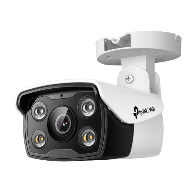 IP камера TP-Link VIGI C340(2.8mm), насочена "bullet" камера, 4Mpix (2560x1440@30FPS),  MicroSD, IR осветеност (до 30 метра), RJ-45, PoE, микрофон, високоговорител