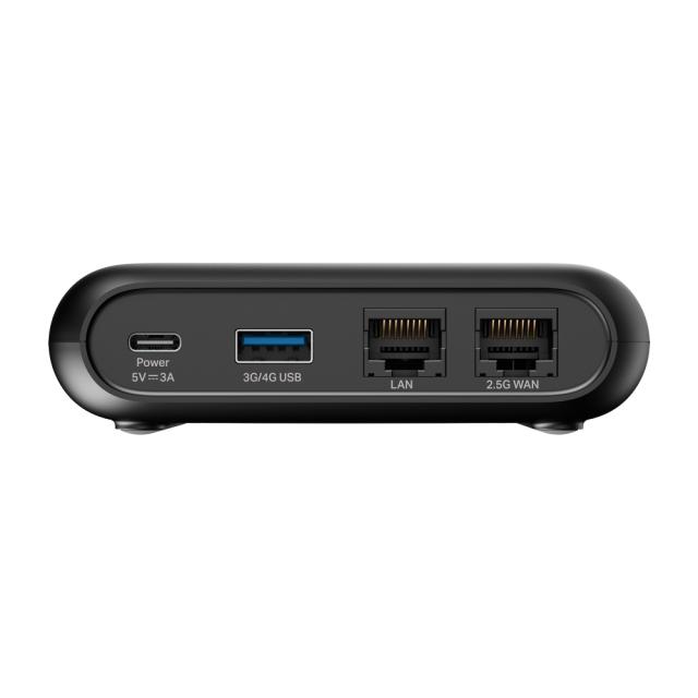 Рутер TP-Link TL-WR3002X, мобилен, AX3000 Wi-Fi 6, 2.4/5GHz (574Mbps+2402Mbps), 1x 100/1000/2500Mbps WAN, 1x 10/100/1000Mbps LAN, 1x USB 3.0