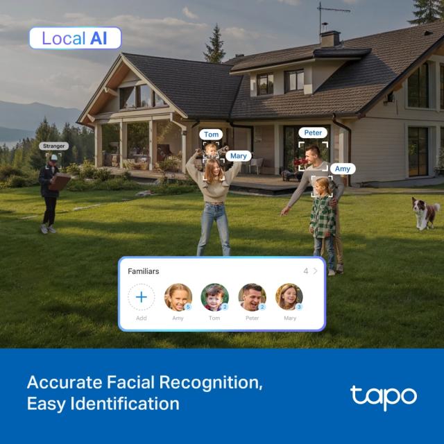 IP камера TP-Link Tapo C665G KIT с включено соларно захранване и 4G LTE, Wi-Fi свързаност, куполна Pan/Tilt камера, 8MPix (3840x2160@20fps), IR осветеност (до 10m), IP65, microSD слот, микрофон и говорител
