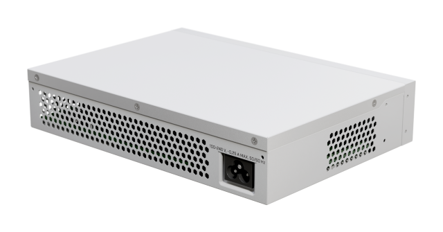 Суич MikroTik CSS318-16G-2S+IN, 16x 10/100/1000Mbps, 2x SFP+, управляем, за шкаф