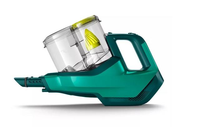 Прахосмукачка Philips SpeedPro FC6725/01, безжична, до 40 мин. работа, миещ се филтър, въздушен поток до 800 л/мин., зелена