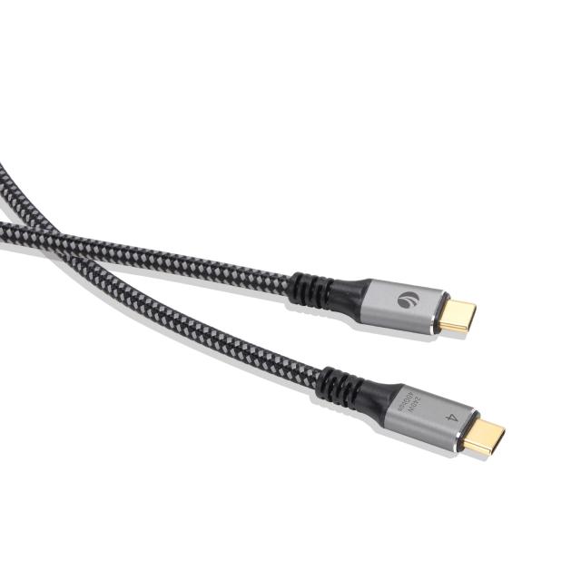 Kабел VCom USB4.0 Type-C към Type-C 40Gbps, 240W, 1.2 м