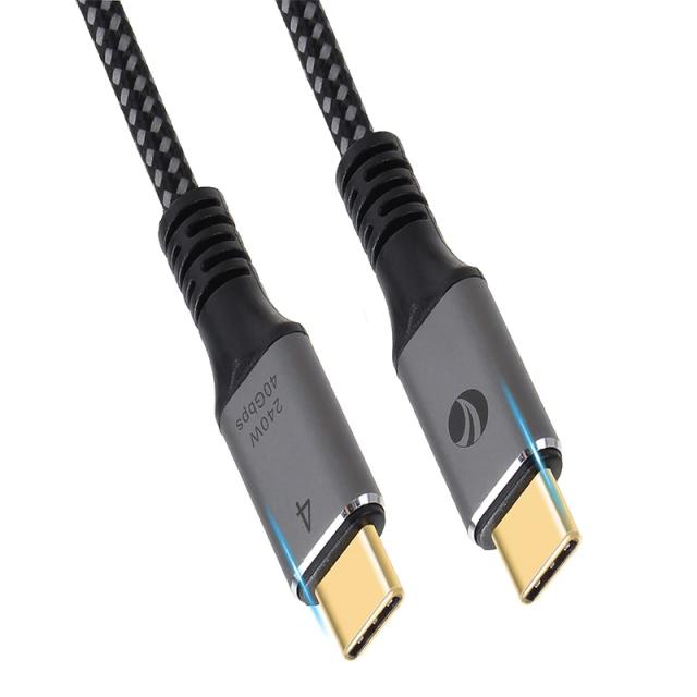 Kабел VCom USB4.0 Type-C към Type-C 40Gbps, 240W, 1.2 м